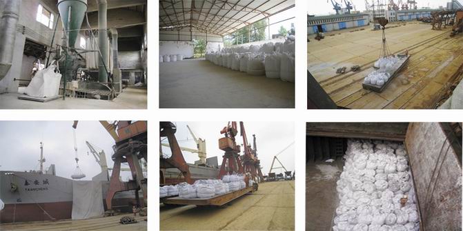 Chế biến, đóng gói và vận chuyển barit