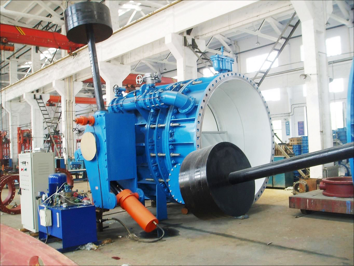 Van đĩa chặn dẫn động thủy lực