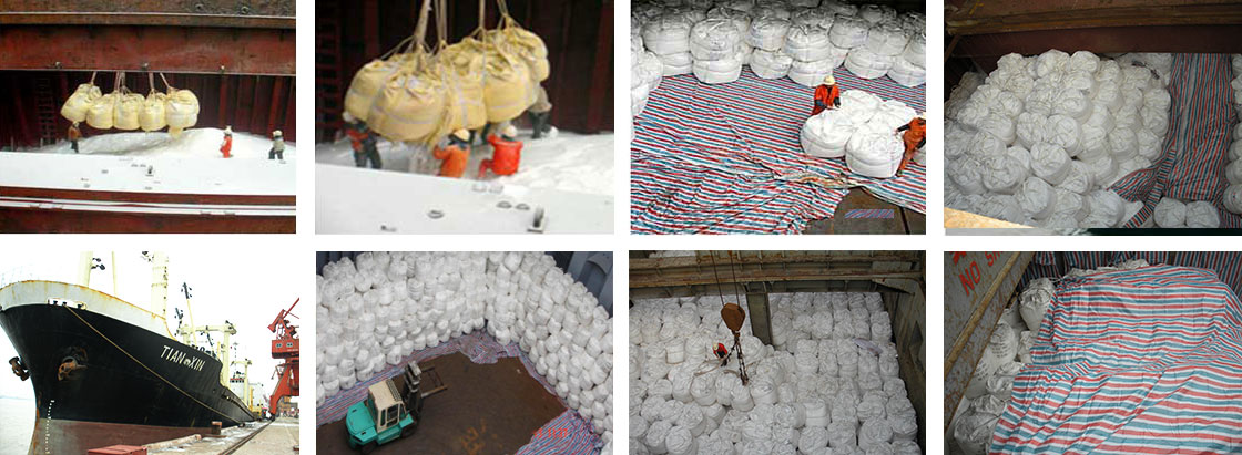 Vận chuyển natri sulfat khan dạng hàng rời bao kiện