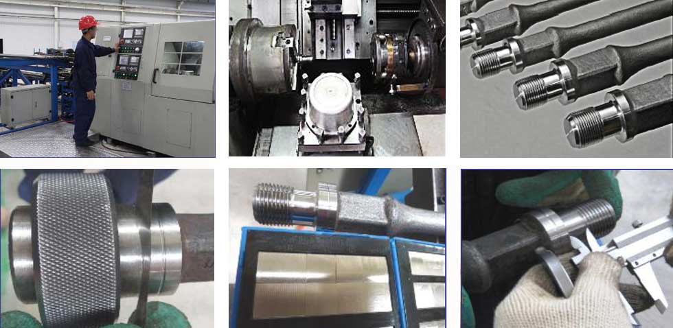 Gia công CNC đầu và ren cần bơm
