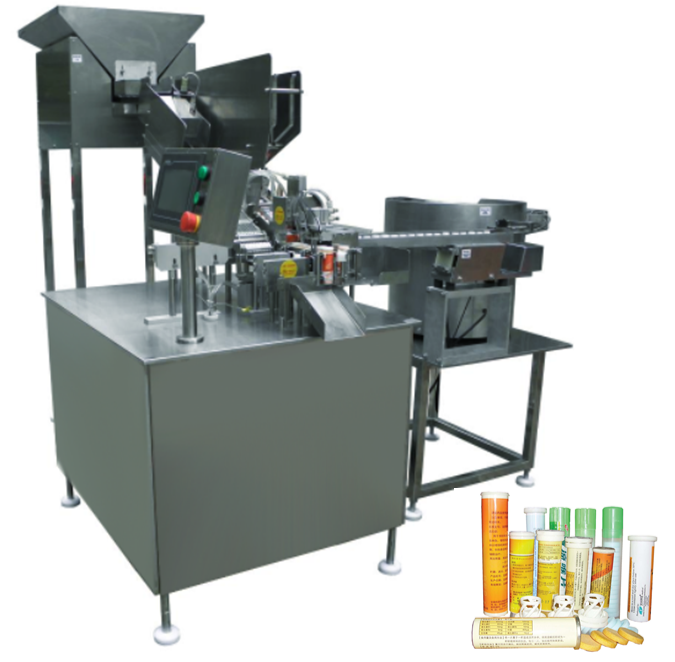 Máy nạp viên sủi vào ống TRTF-3
