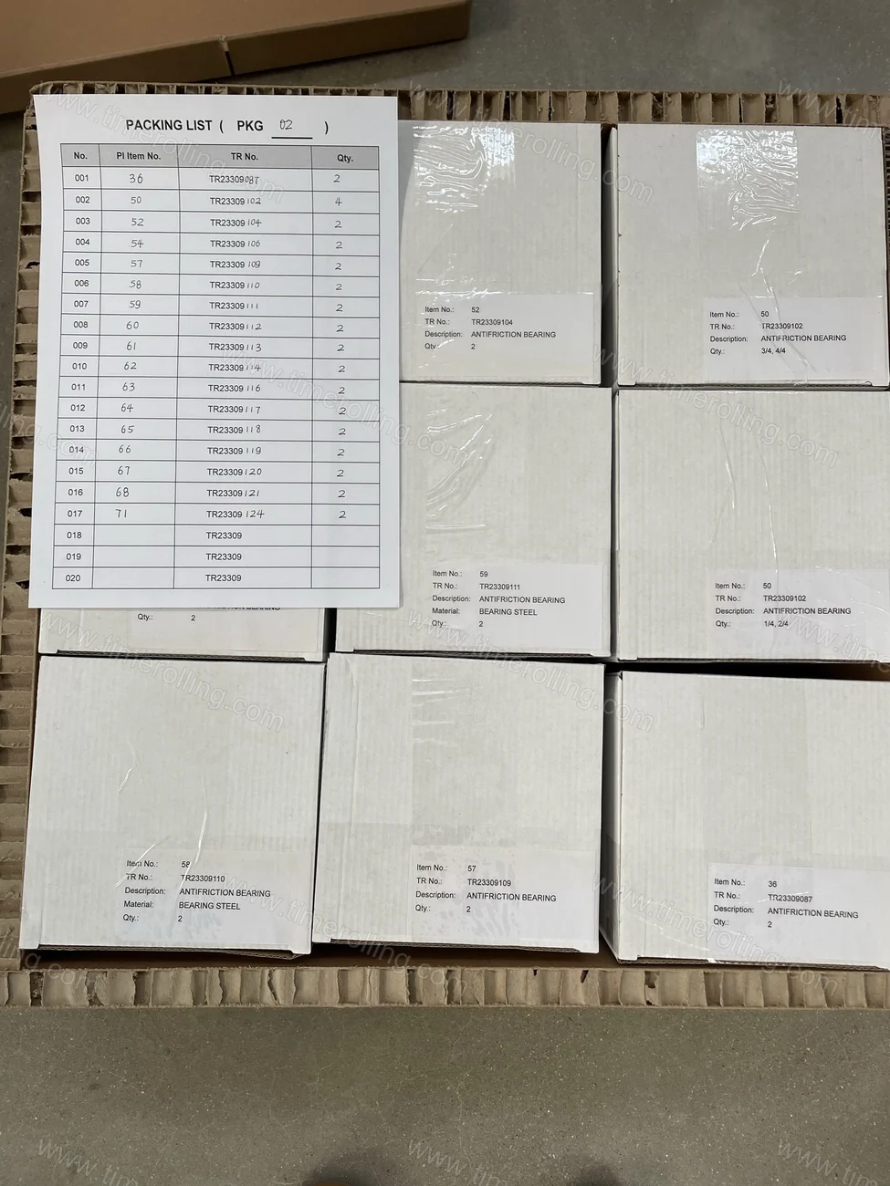 Ổ trục thay thế BBTD, BBS và CD8 02