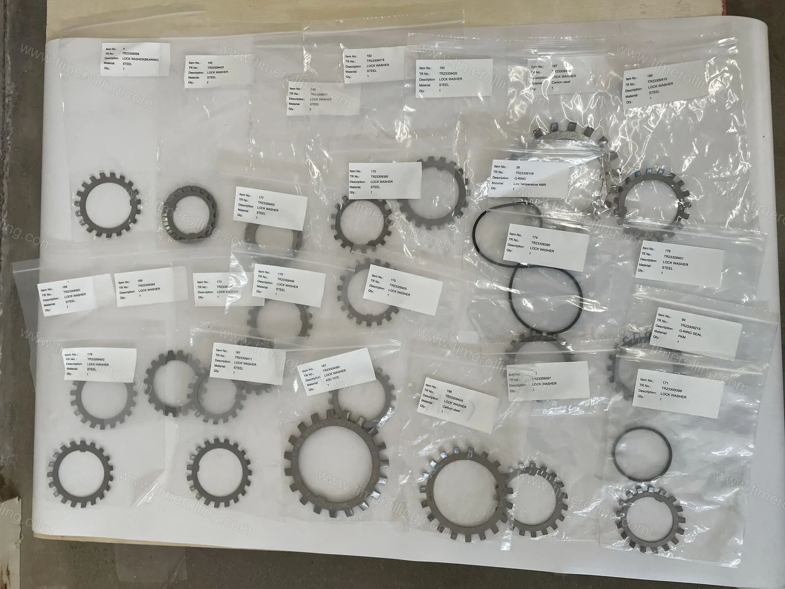 Vòng đệm khóa thay thế BBTD, BBS và CD8 05