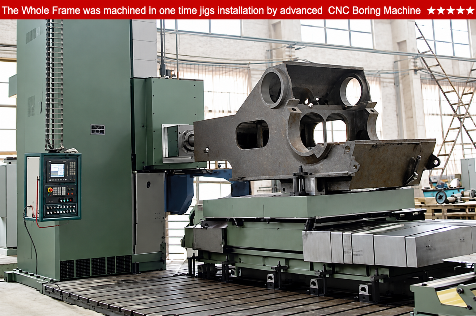 Gia công CNC khung bơm bùn
