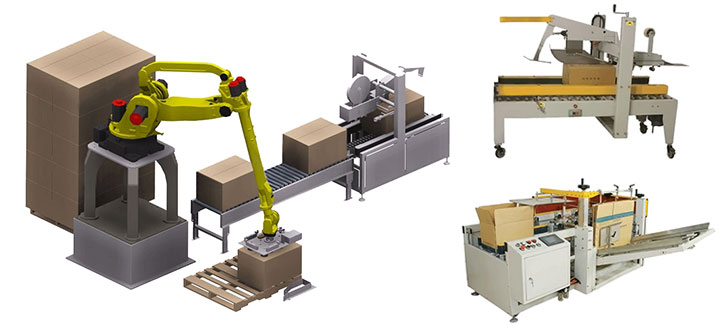 Dây chuyền xếp pallet tự động