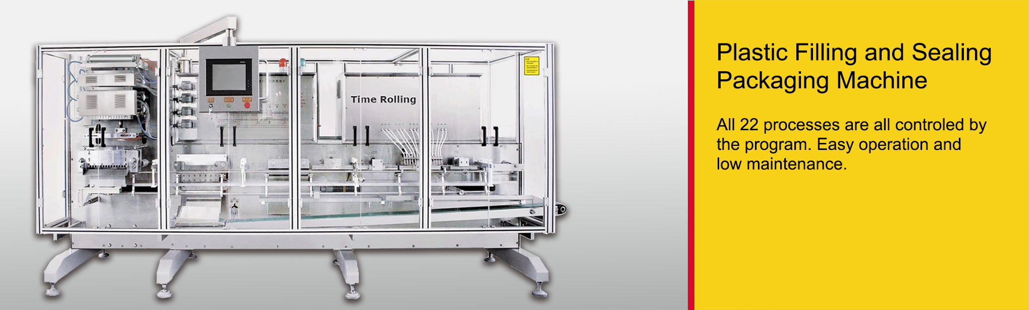 Máy chiết rót và hàn kín nhựa — Thiết bị Time Rolling